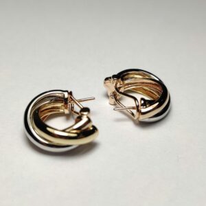 Gold earrings